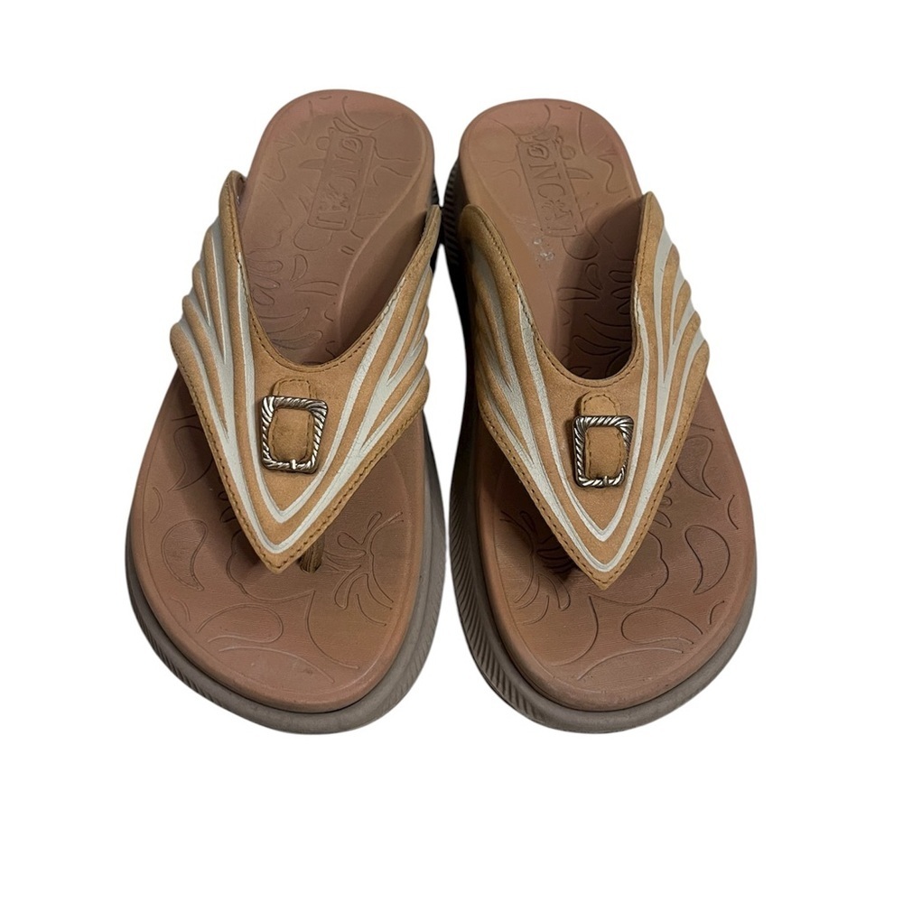 Oncai Women’s orthotic thong sandals with arch support size 11
